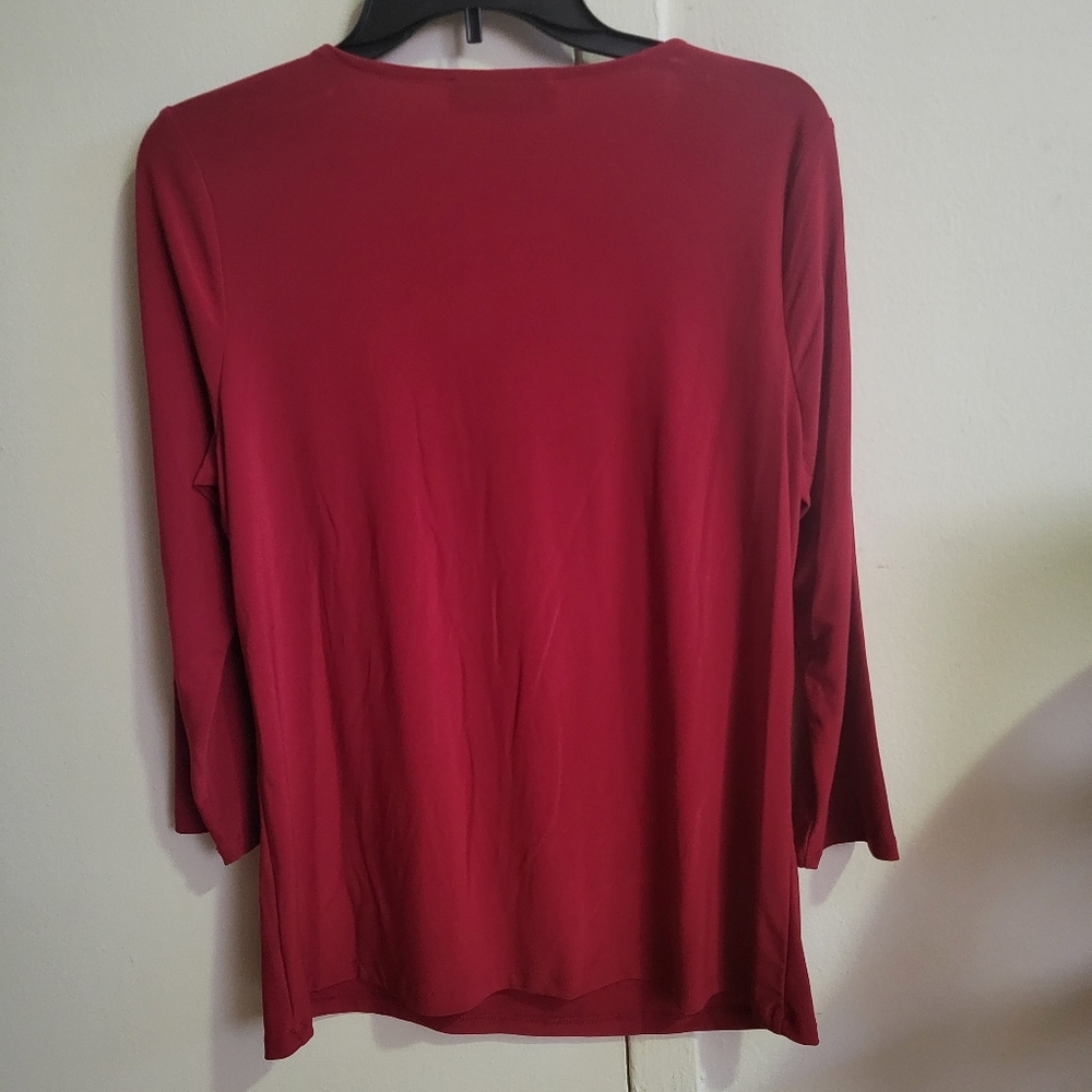 Kasper Women's Red Top - Picture 5 of 5